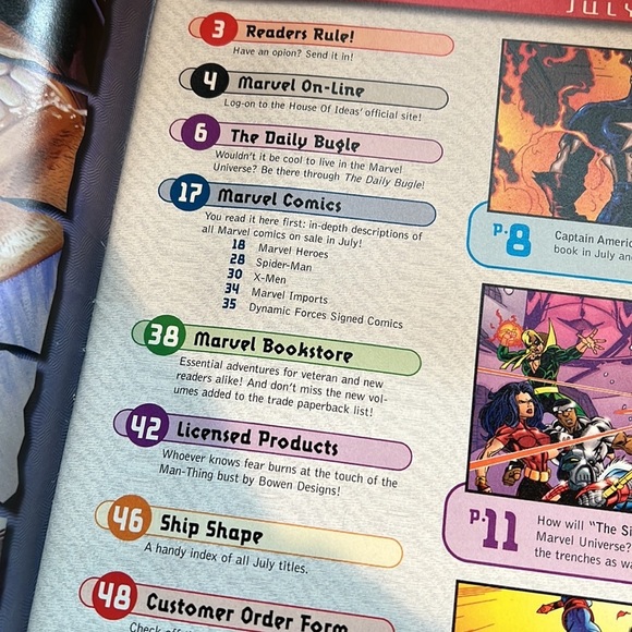Marvel vintage catalog - Picture 7 of 8
